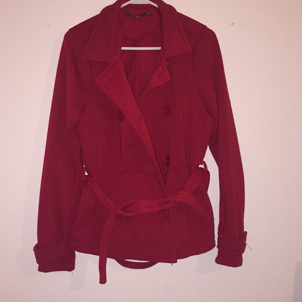 3/$28 💕 Red pea coat